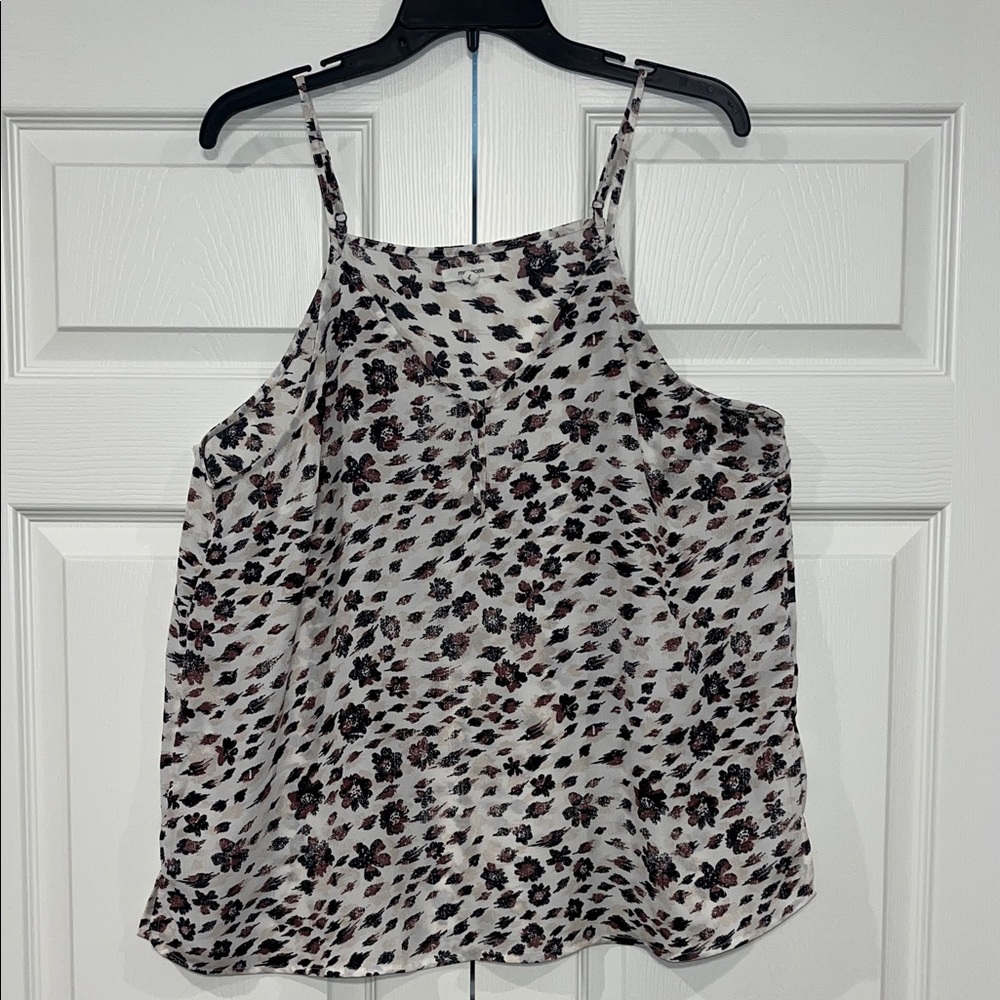 Maurices Black and White Floral Camisole